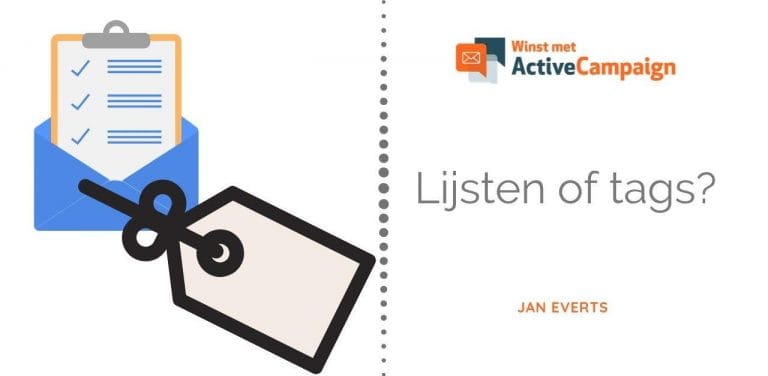ActiveCampaign lijsten of tags