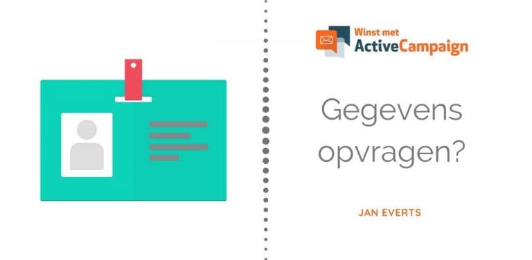 Waarom gegevens opvragen als het niet nodig is