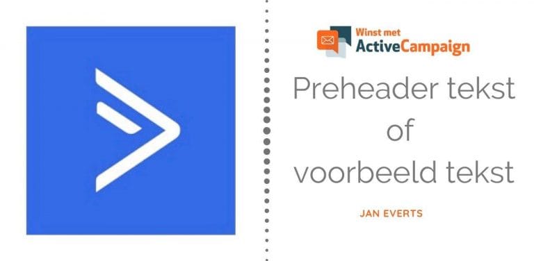 Activecampaign preheader tekst